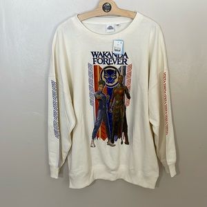 NEW Marvel Wakanda Forever Sweatshirt. Large